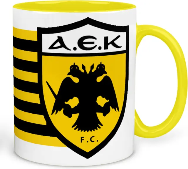 κούπα κεραμική , ομάδες , ΑΕΚ 325ml 3