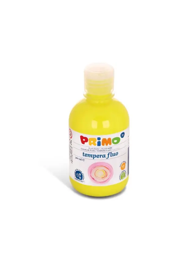 Primo Τέμπερα Μπουκάλι 300ml Fluo Κίτρινο/ 255TF300210 (Primo)