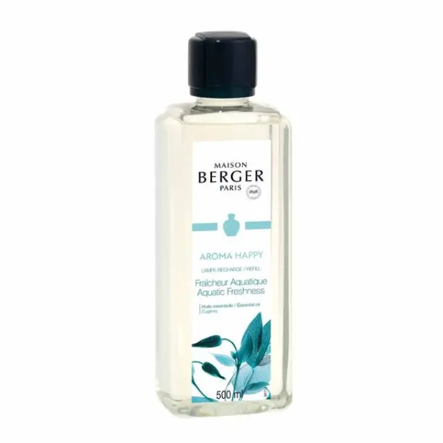 Maison Berger Paris Lampe Berger Refill Aroma Happy Υγρό Αναπλήρωσης Καταλυτικής Λάμπας Aquatic Freschness 500ml