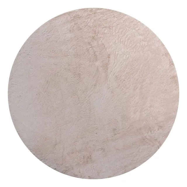 Χαλί Στρογγυλό Φ160 Beauty Home Rabbit Art 9641 Ecru 100% Πολυέστερ
