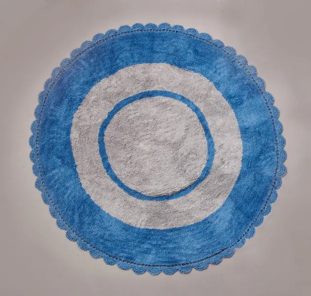 Παιδικό χαλί διακοσμητικό Palamaiki Target R 140cm Blue