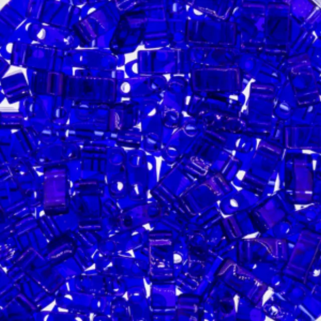 Χάντρα Miyuki Half Tila No151 Transparent Cobalt ~7gr