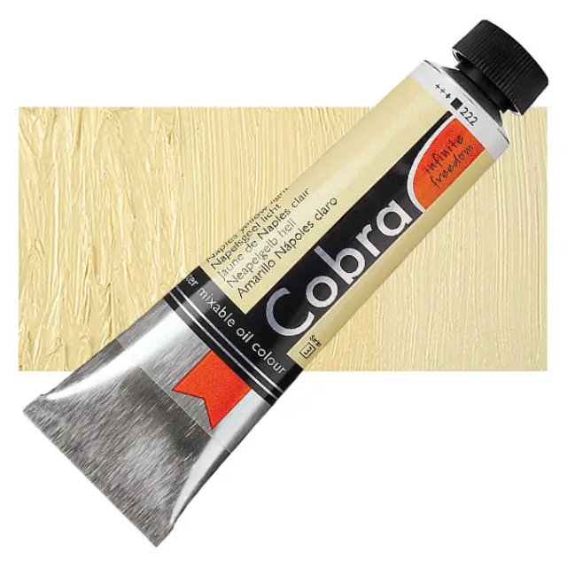 Λάδι Νερού Talens Cobra - 222 Naples Yellow Light - 40ml