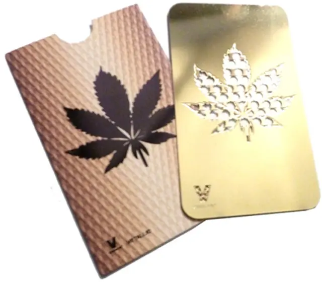 V-syndicate Credit Card Grinder Σχέδιο Gold Leaf