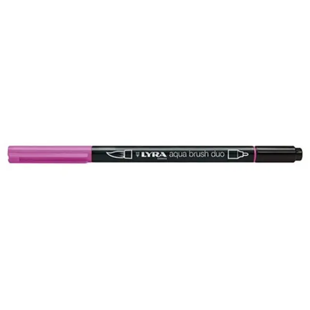 Μαρκαδόρος Πινέλο Lyra Aqua Brush Duo Purple/ 6520094 (Lyra)