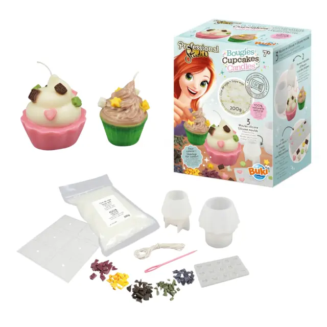 Buki France Professional Studio Σετ Κατασκευής Κεριών Cupcakes (7+ ετών) 5429