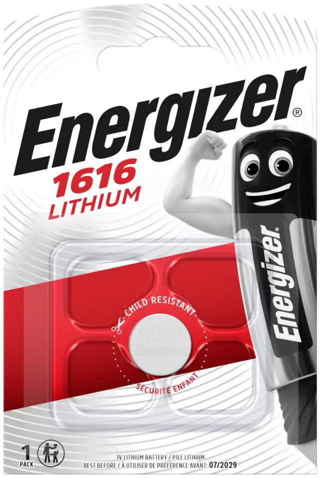 Energizer Κουμπί Λιθίου CR1616 01.005.0104