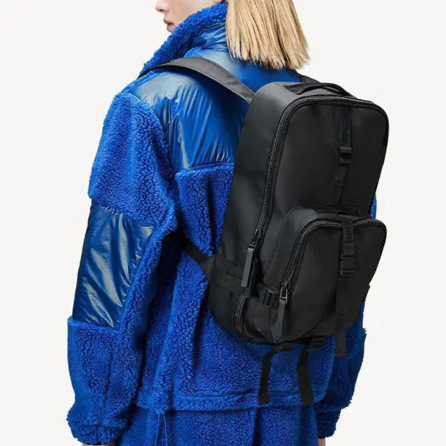 Αδιάβροχο Σακίδιο Rains Trail Rucksack 14350-01 Μαύρο - One Size 2