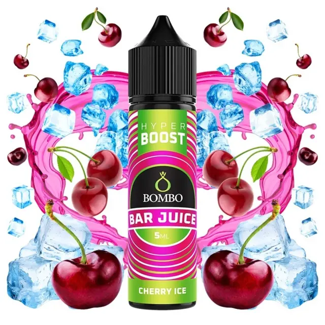 Bombo Bar Juice Hyper Boost Cherry Ice 5ml/60ml 60ml Φρούτα