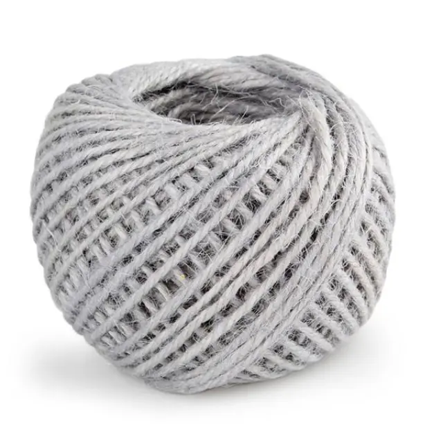 Κορδόνι Φυσική Γιούτα (Jute) - Grey Ø2mm x 40m