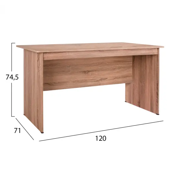 ΓΡΑΦΕΙΟ ΜΕΛΑΜΙΝΗΣ 120x71x74,5 FB92285.02 ΣΕ ΧΡΩΜΑ SONAMA 2