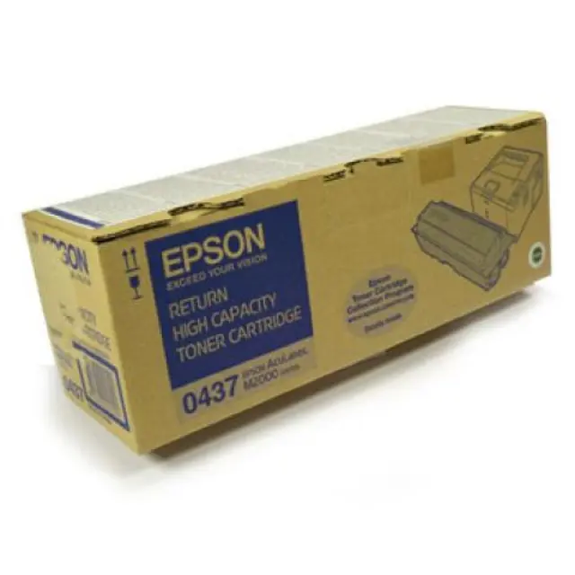 Epson C13S050437 Γνήσιο Toner Laser Εκτυπωτή Μαύρο High Capacity 2000 Σελίδων C13S050437