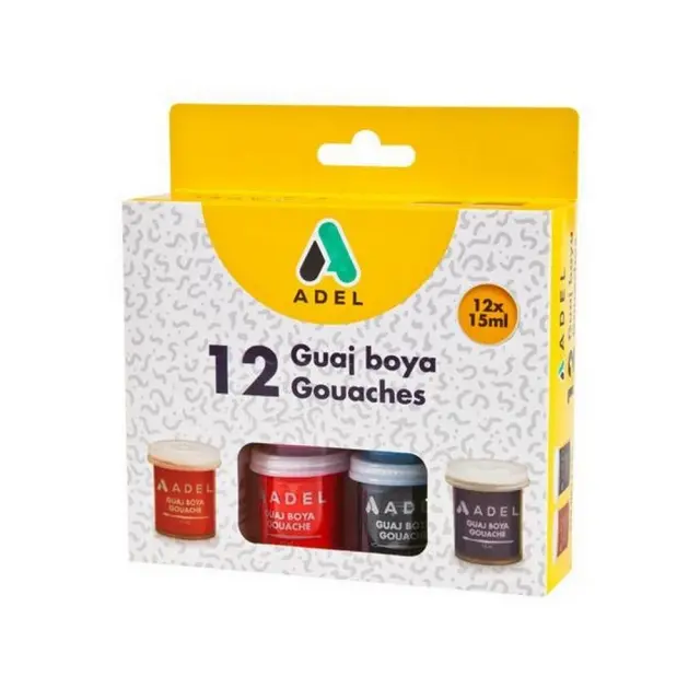 Adel τέμπερες 12 χρωμάτων 15ml