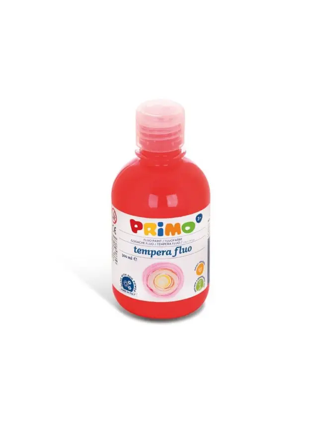 Primo Τέμπερα Μπουκάλι 300ml Fluo Κόκκινο Vermillion/ 255TF300300 (Primo)