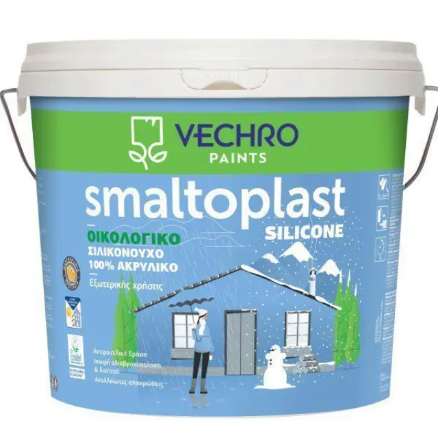 Vechro 125801000034 - SMALTOPLAST SILICONE ΟΙΚΟΛΟΓΙΚΟ Β/TR 3 L