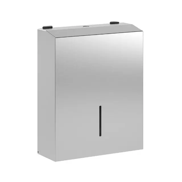 Delta Cleaning Συσκευή χαρτοπετσέτας INOX V-fold 400 φύλλων σατινέ / ΣΧ06