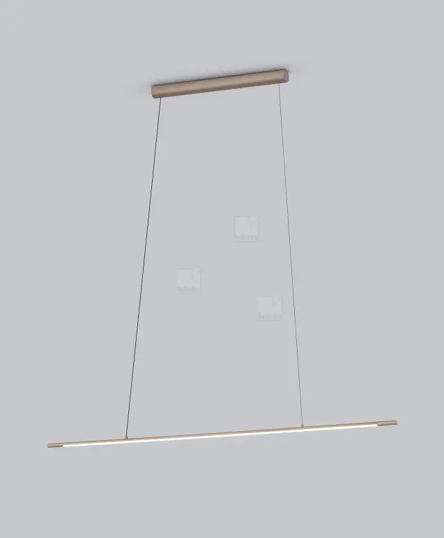 LEDA Κρεμαστό Φωτιστικό LED Καφέ IP20 12W ρυθμιζόμενο ύψος