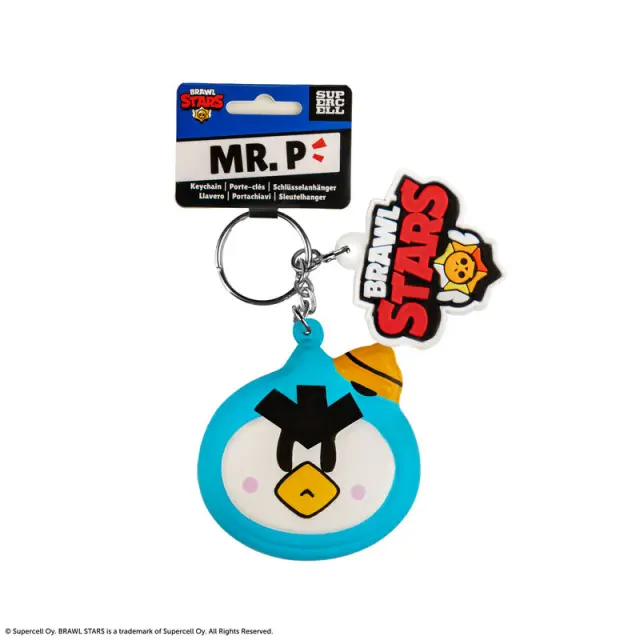 Μπρελόκ Brawl Stars Mr. P Squishy Keychain 3