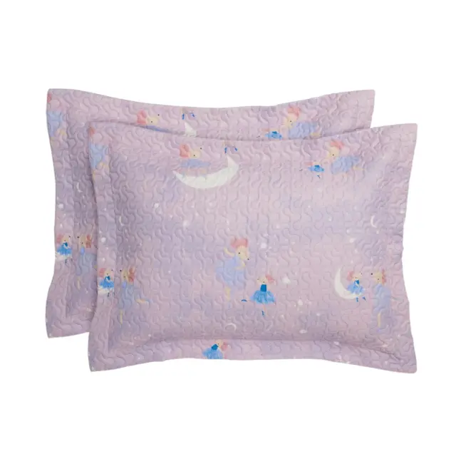 Ζεύγος Μαξιλαροθήκες 50x70+5 Das Home Kids 4980 Lilac 100% Microfiber