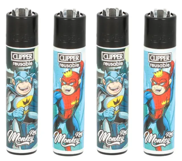 Clipper Αναπτήρας Μεγάλος - Monkey King Friction Hero 3