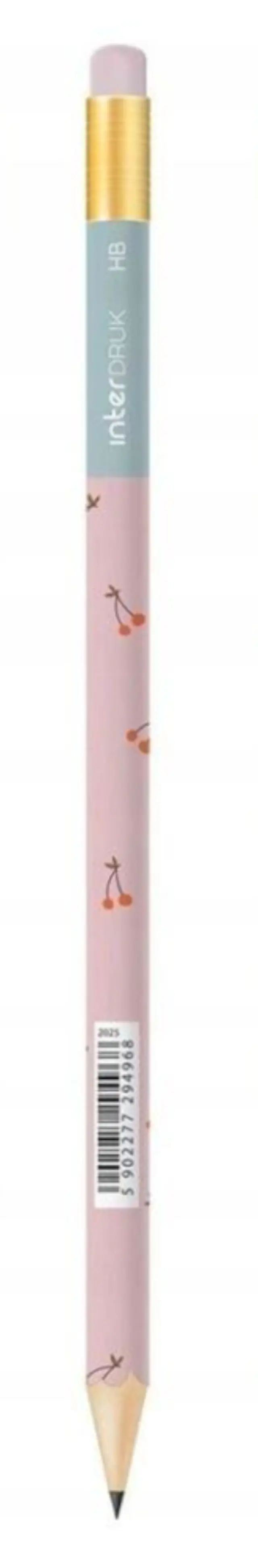 Μολύβι με Γόμα Sweet Girl Interdruk Pink Light Blue Cherry 5902277294968