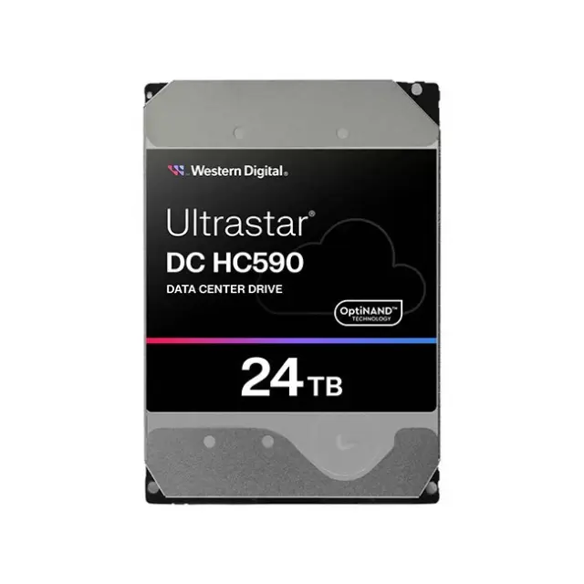 Western Digital DC HC590 24TB HDD Σκληρός Δίσκος 3.5" SATA III 7200rpm με 512MB Cache για NAS / Server / Καταγραφικό