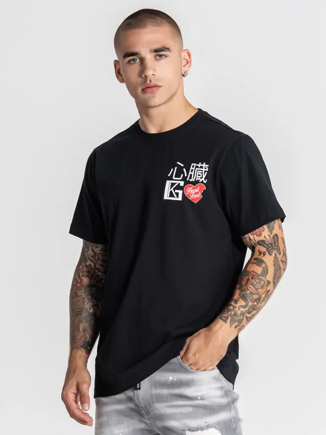 Gianni Kavanagh Ανδρικό HEART T-Shirt – Black - S 2