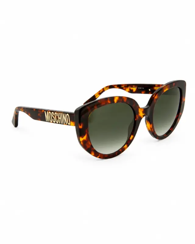 Moschino MOS173/S 086/9K Γυναικεία Γυαλιά Ηλίου Havana με Πράσινους Gradient Φακούς - 53 mm 3