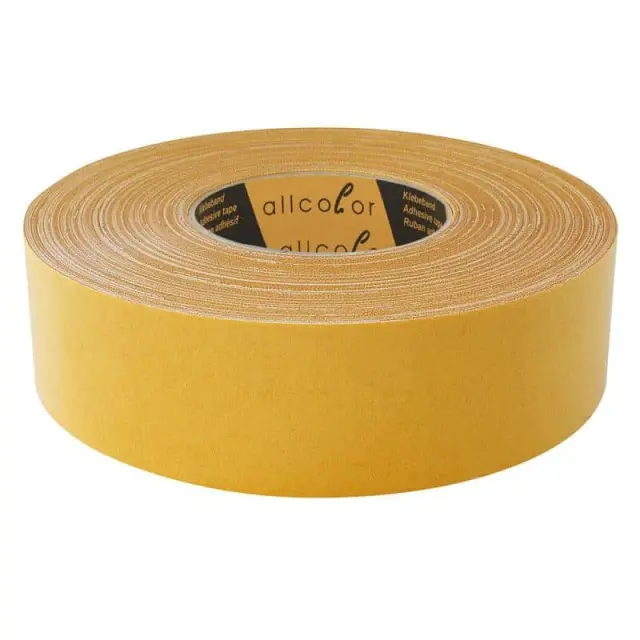ALLCOLOR GAFFER-TAPE Exhibition-Cloth-Tape, Double sided adhesive - 25mm x 50m transparent (640-25)
