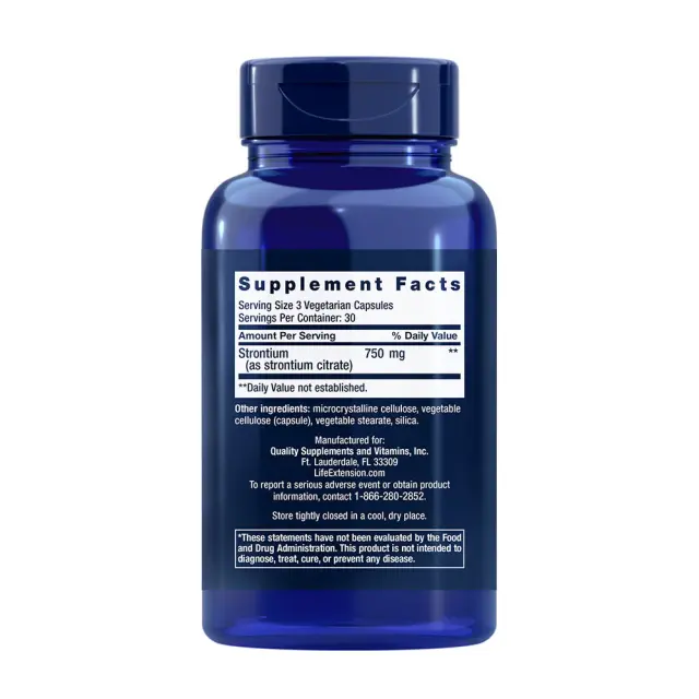 Life Extension Strontium 750 mg 2