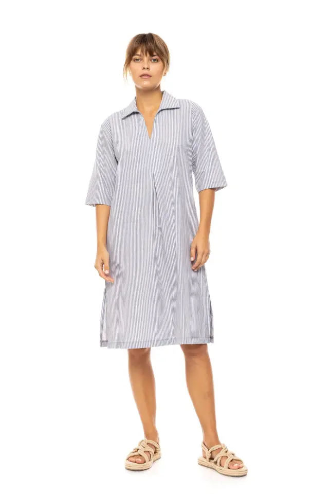 Beachwear Denim Stripe B639 Type Pink Label