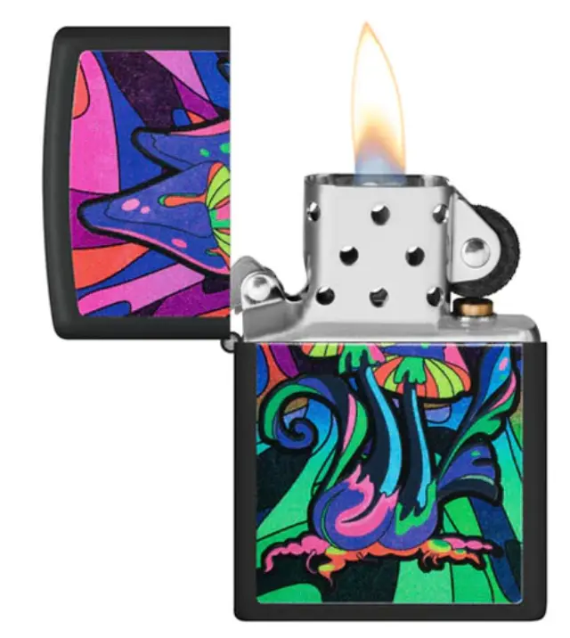 ZIPPO Αναπτήρας - 48386 Counter Culture Design with Black Light Logo 3
