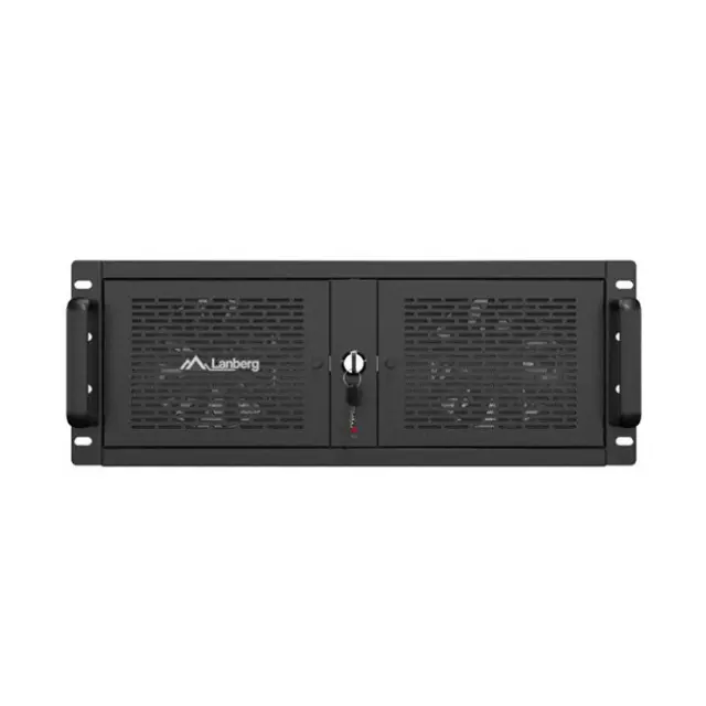 Lanberg Rackmount Server Chassis ATX 520/12 19"/4U (SC01-5204-12B) 2