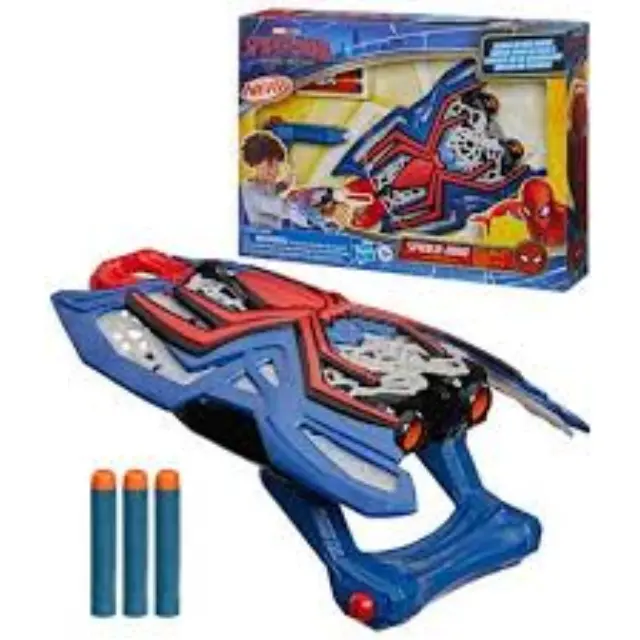 Hasbro Nerf Marvel Spider-Man Brand New Day Web Strike Blaster με 3 Βελάκια για 5+ Ετών – G2454
