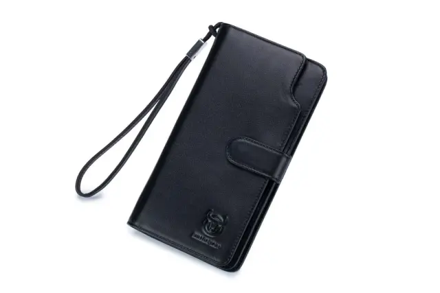 Δερμάτινο πορτοφόλι Bull Captain SNB-028 μαύρο - One Size