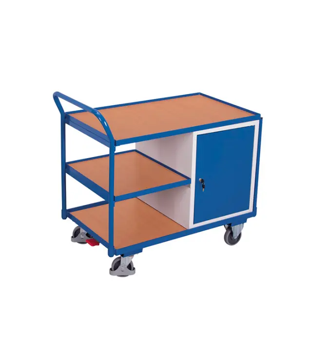 Variofit sw-600.603 Πάγκος Εργασίας Κινητός 3 Επιπέδων για Φορτίο Βάρους ως 250kg