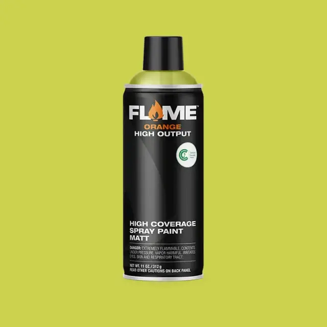 Flame Orange Spray Paint 400ml FO-624 Pistachio Light