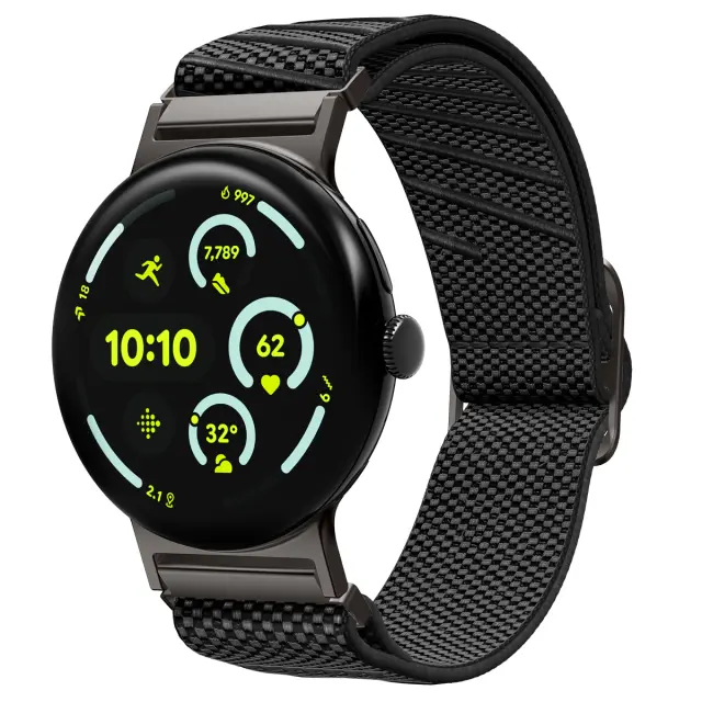 Spigen Lite Fit X V2, black - Google Pixel Watch 4/3 45mm
