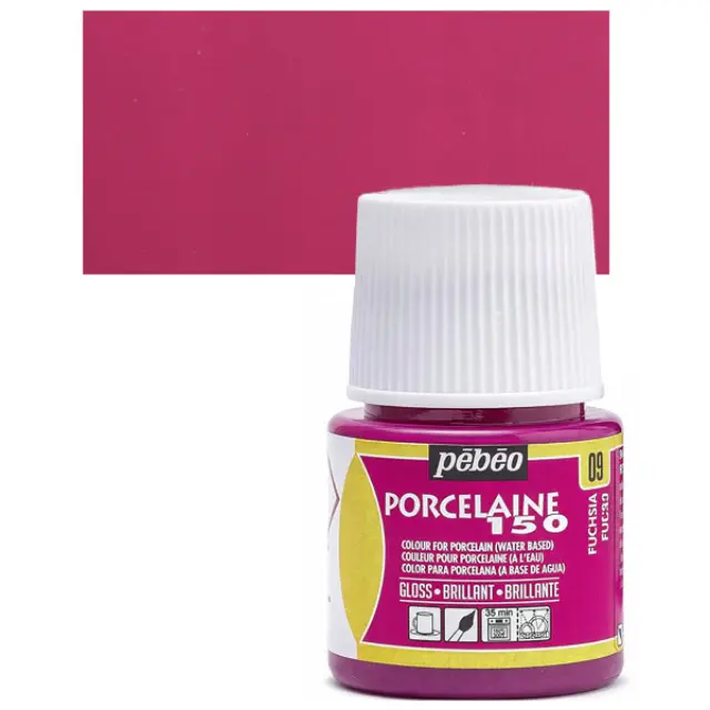 Pebeo Porcelaine 150 Σμάλτο - 09 Fuchsia (S/T) - 45ml