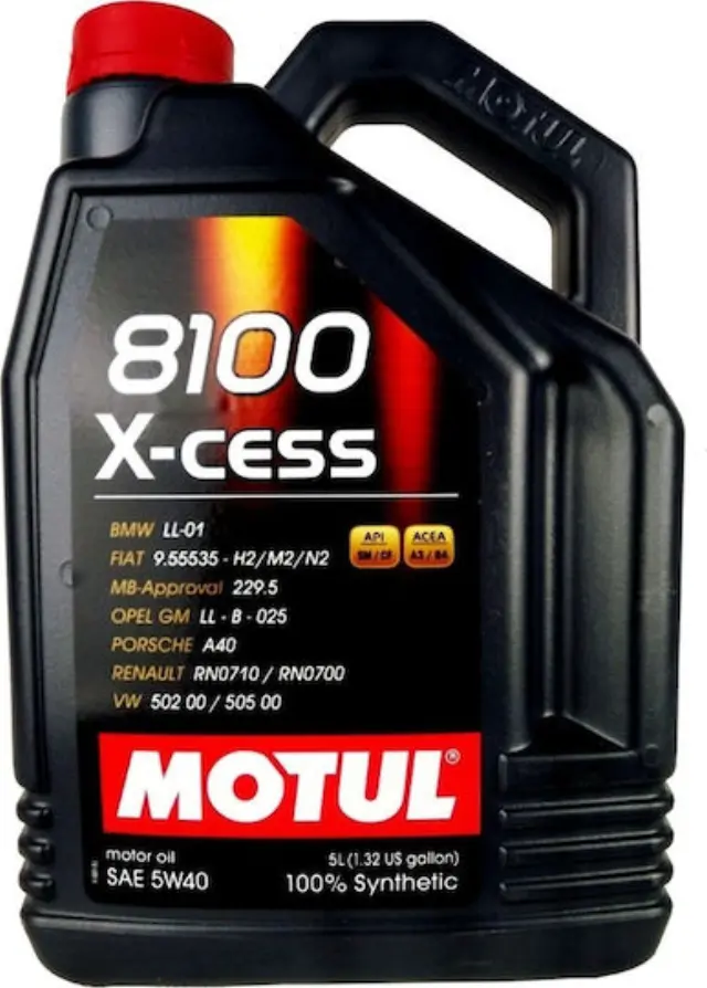 Motul 8100 X-cess Συνθετικό Λάδι Αυτοκινήτου 5W-40 4lt