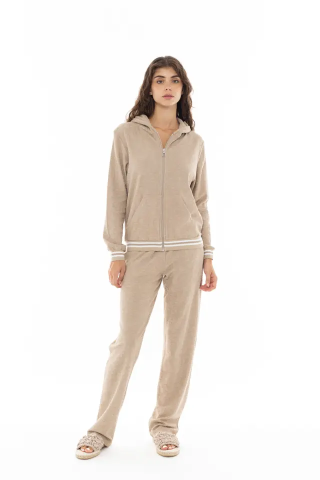 B364 - Apricot - TRACKSUIT SET TERRY