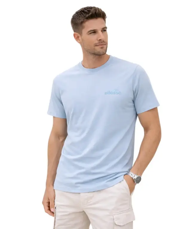 Ellesse - Ανδρικό Κοντομάνικο T-Shirt Leonardo EHM204S26-571 Γαλάζιο
