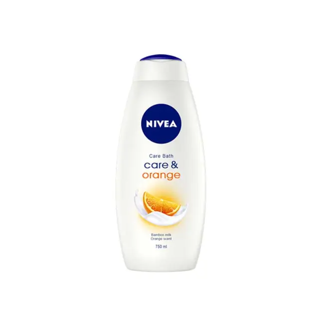 Nivea Κρεμώδες Αφρόλουτρο Care + Orange 750ml