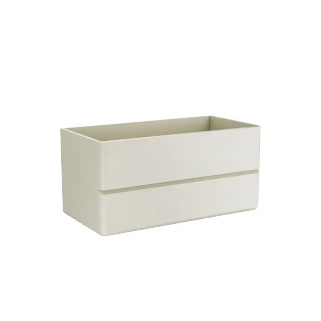 Βάση Επίπλου Μπάνιου SIMPLA 801-100 με Συρτάρι PVC Melamina Cream White 1000x500x500mm KARAG