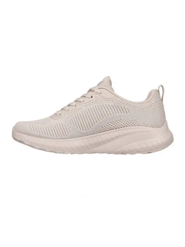 Skechers Bobs Squad Chaos Γυναικεία Sneakers Λευκά 117209-NUDE 3