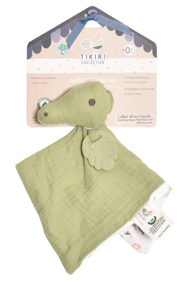 TIKIRI TOYS TIKIRI ΜΑΣΗΤΙΚΟ ΠΑΙΧΝΙΔΙ ΠΑΡΗΓΟΡΙΑΣ CROCODILE COMFORTER