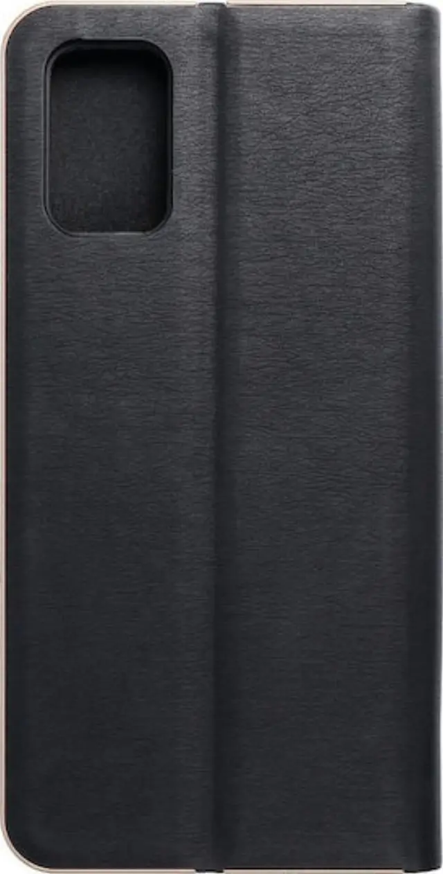 Θήκη Forcell Luna Gold Book Δερματίνης Μαύρο (Galaxy A02s) 2