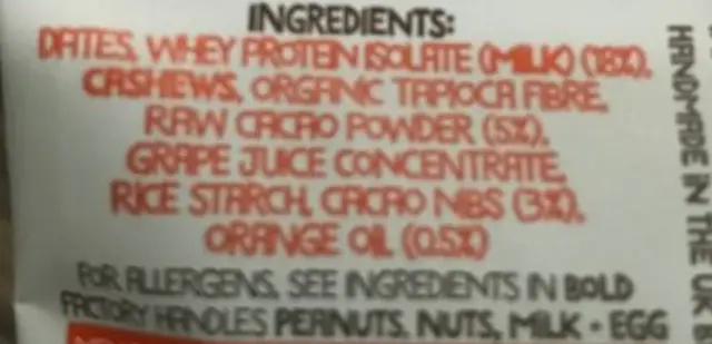 The Protein Ball Co. Cacao & Orange, Μπαλίτσες Πρωτεΐνης με Κακάο και Πορτοκάλι 45gr 2