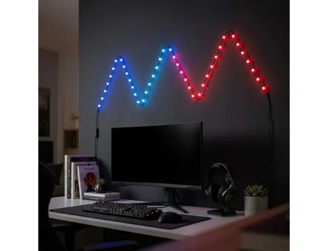 400 Smart LED RGB Twinkly Dots (TWD400STP-BEU), 20 Μέτρα, με Μαύρο Καλώδιο, Bluetooth, WiFi, Dimmer Και Έλεγχο μέσω Κινητού ΤηλεφώνουTWD400STP-BEU