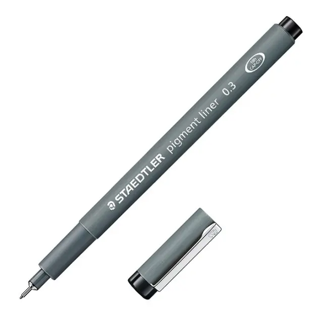 Μαρκαδόρος Pigment Liner Black - 0.3mm